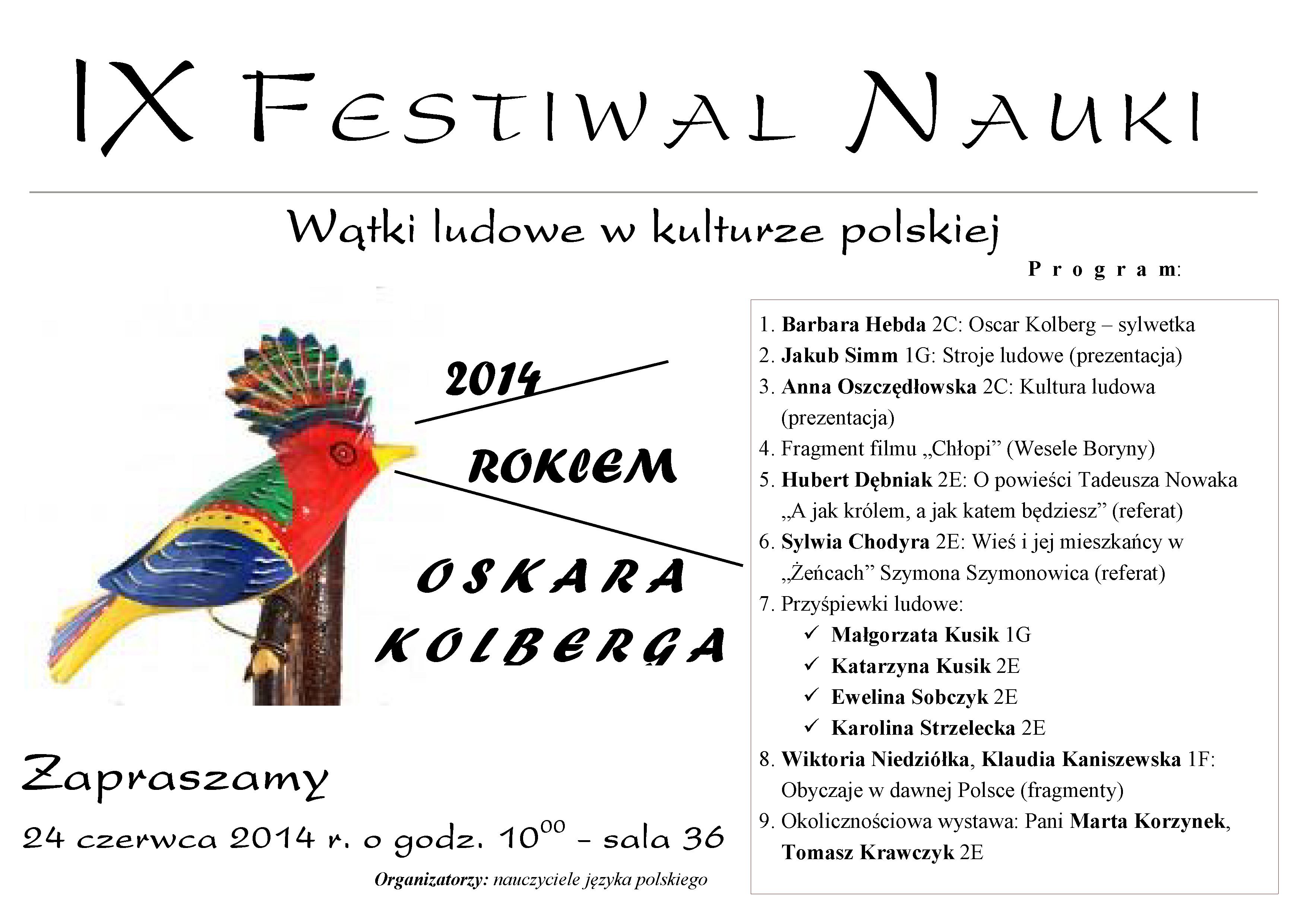 IX Festiwal Nauki