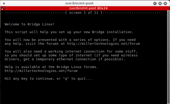 Skrypt konfiguracyjny Bridge Linux