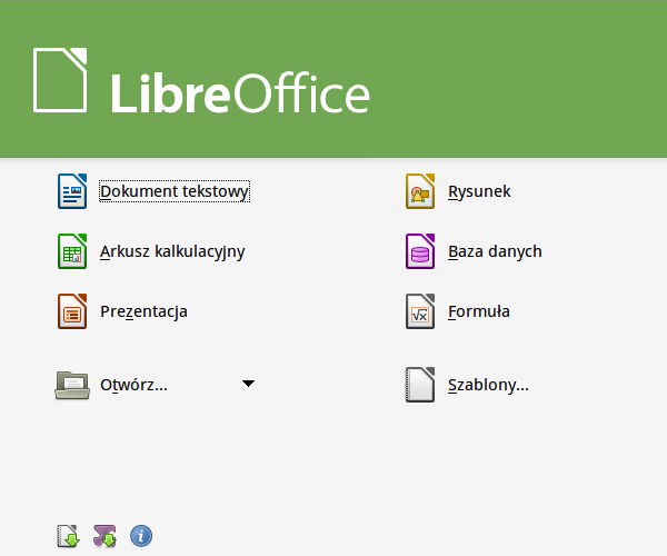Pakiet biurowy Libre Office
